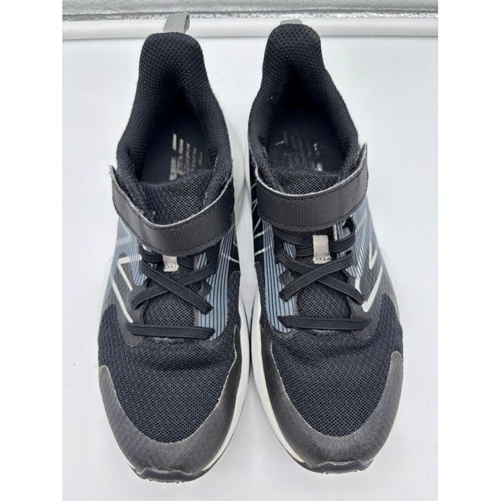 New Balance Rave Run v1 Kids Sneakers Black White Mesh Hook and Loop Strap - Picture 6 of 10